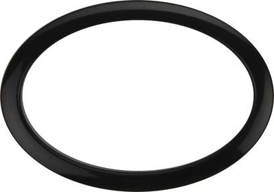 Stortromme O's Oval 6" Beskyttelsesring - Sort Tilbud!
